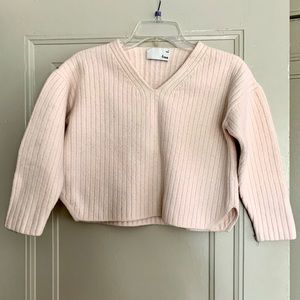 Cropped Knit Sweater